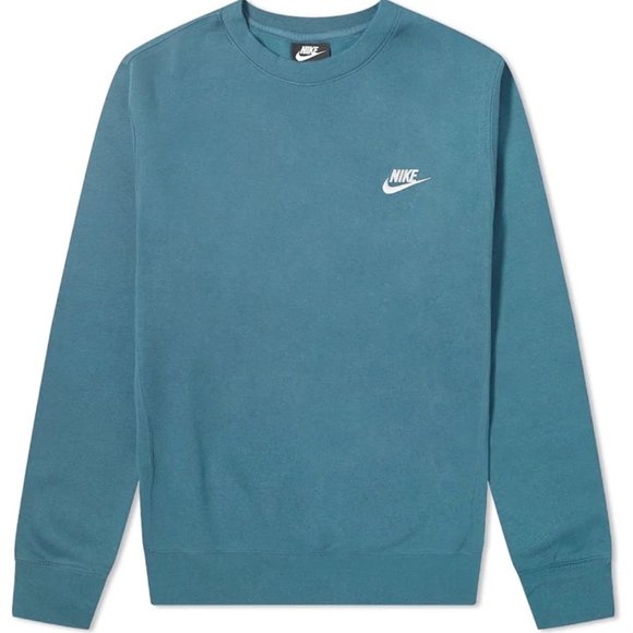 Nike | Sweaters | Teal Nike Crewneck | Poshmark